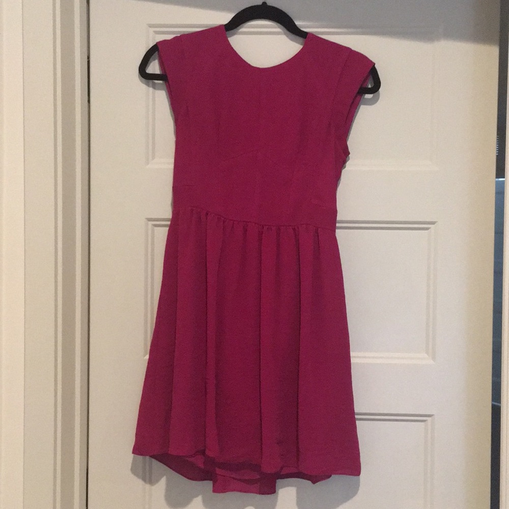 Rebecca Taylor A-like plum dress